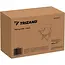 Trizand Zwarte Vissersstoel - 80 x 44 x 80 cm - Draagbaar en Stevig