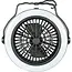 Benson Multifunctionele ventilator met LED verlichting - 3 standen - Werkt op batterijen - Ø 18 cm