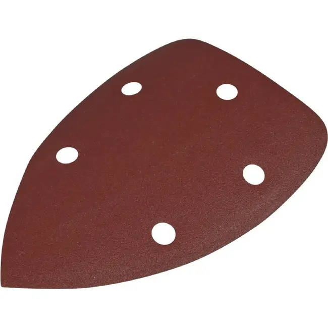 Benson Driehoekige schuurschijven set - 140 x 95 mm - 12 stuks - Velcro bevestiging - Geschikt voor houtbewerking