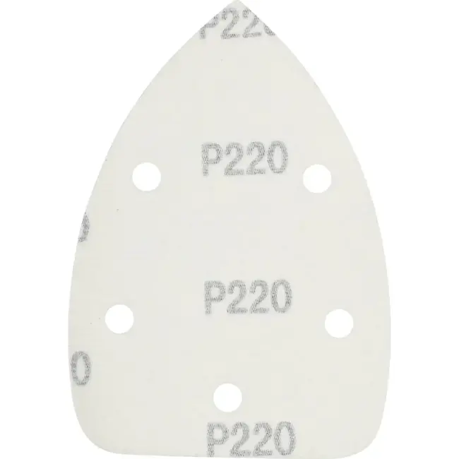 Benson Driehoekige schuurschijven set - 140 x 95 mm - 12 stuks - Velcro bevestiging - Geschikt voor houtbewerking
