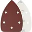 Benson Driehoekige schuurschijven set - 140 x 95 mm - 12 stuks - Velcro bevestiging - Geschikt voor houtbewerking