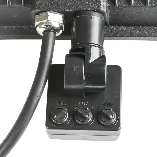 Hofftech Platte LED straler 50 W met sensor, 5000 lm en IP65 buitenlamp