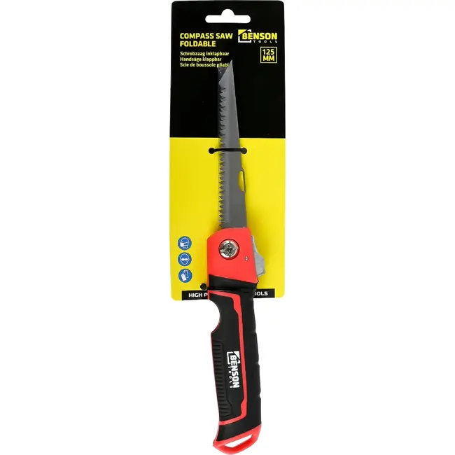 Benson Schrobzaag inklapbaar 300 mm - met handvat - met grip