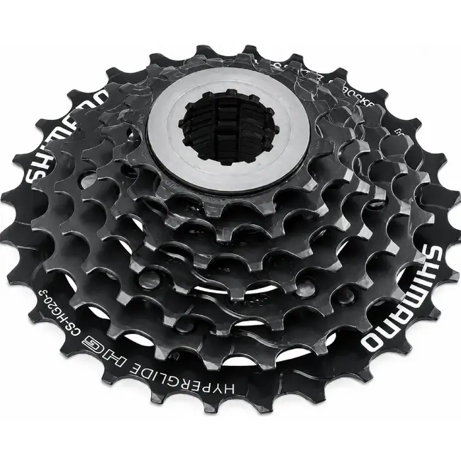 Shimano 7-speed cassette - duurzaam staal - 11-32T - zwart - verbeterde drainage