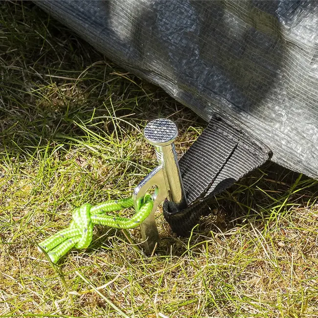 ProPlus Rotspen 40 cm - Heavy Duty - Gegalvaniseerd Staal met P-haak en Fluorescerende Kop