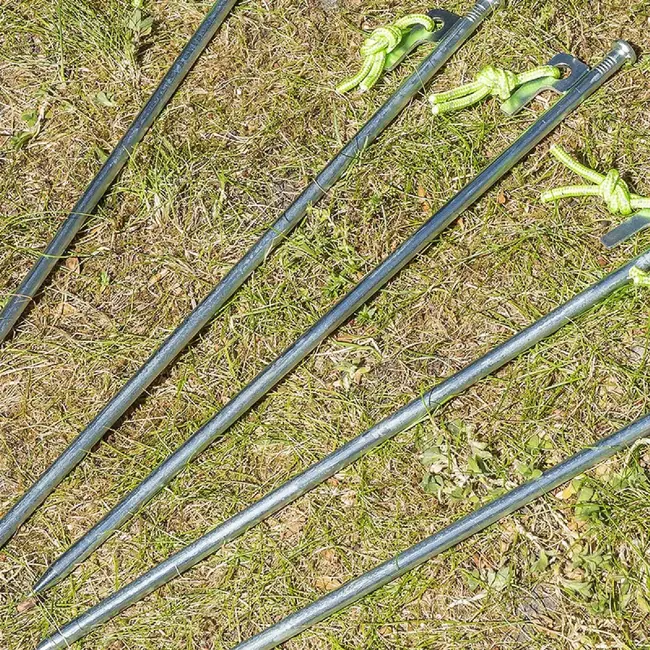 ProPlus Rotspen 40 cm - Heavy Duty - Gegalvaniseerd Staal met P-haak en Fluorescerende Kop