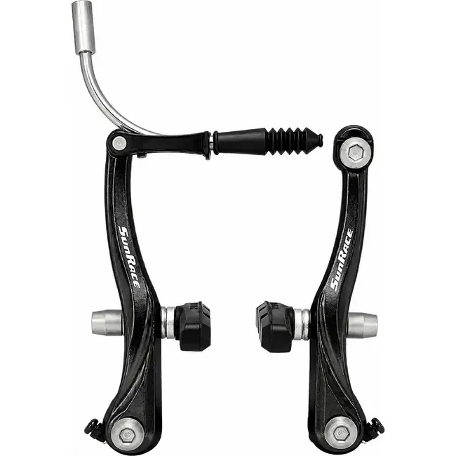 SunRace V-brake remset voor zwart 20 tot 38 mm met 135° uitvoering voor fietsreparatie en montage