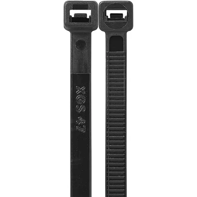 ProPlus Zwarte kabelbinders - 380 x 4.7 mm - 50 stuks - Hoge treksterkte - Breed temperatuurbereik