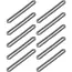 ProPlus Stevige spanrubbers - 130 mm - set van 10 - ideaal voor tenten en zeilen