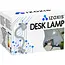 Izoxis Bureaulamp met Klem en Voet - Flexibele Verlichting voor Elke Werkplek