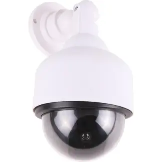 Benson Dummy beveiligingscamera - knipperende LED - dome model - binnen en buiten