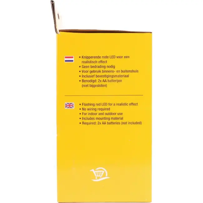 Benson Dummy beveiligingscamera - knipperende LED - dome model - binnen en buiten