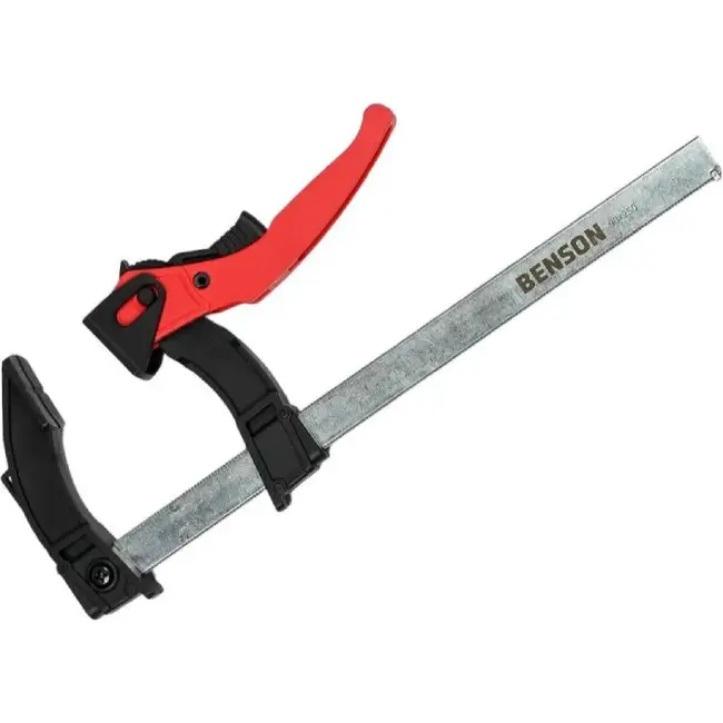 Benson Lijmklem Quick Release - Ratelklem met snelle ontgrendeling - 90 x 250 mm - 60kg klemkracht