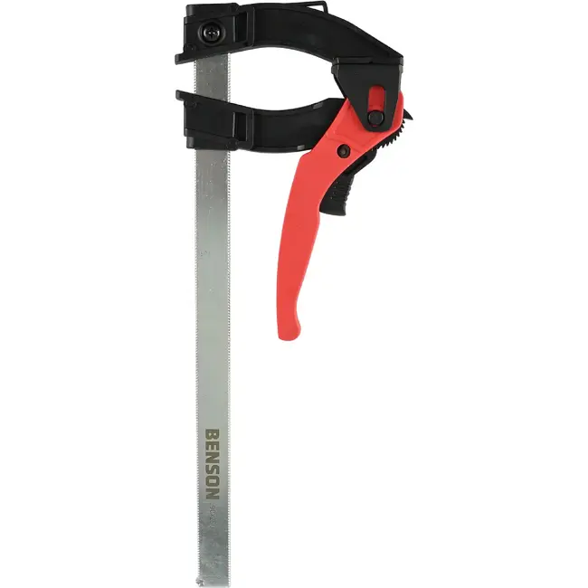 Benson Lijmklem Quick Release - Ratelklem met snelle ontgrendeling - 90 x 250 mm - 60kg klemkracht