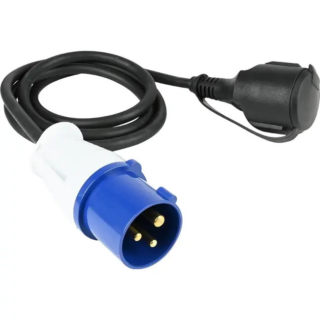 Benson verloop contra 1,5 mtr - 250 V - 2P+E - 3680 W