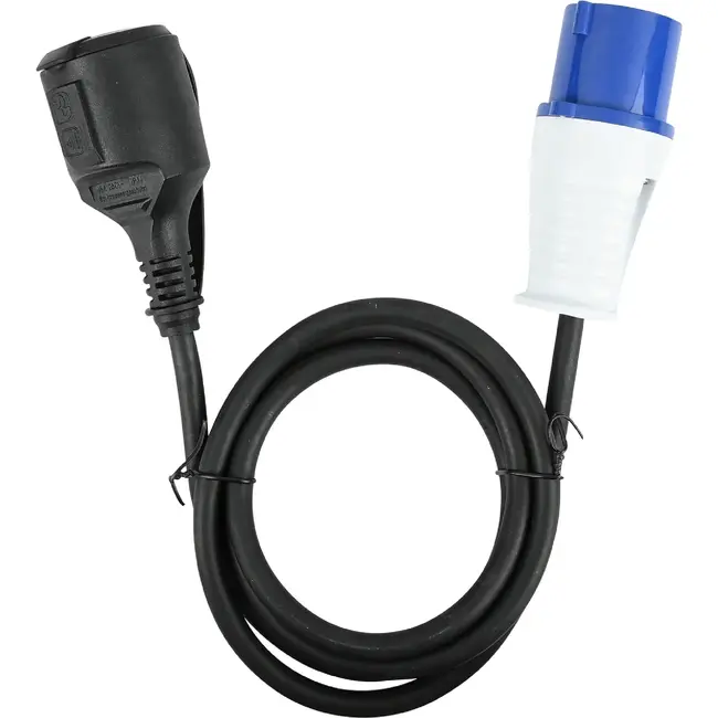 Benson verloop contra 1,5 mtr - 250 V - 2P+E - 3680 W