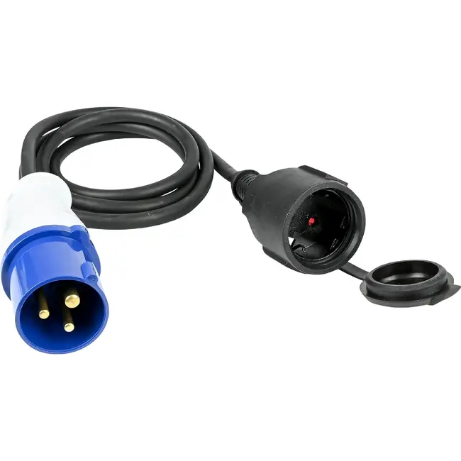 Benson verloop contra 1,5 mtr - 250 V - 2P+E - 3680 W