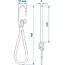 ProPlus Elastische tentspanner met haak - 17 cm - wit - veelzijdig gebruik