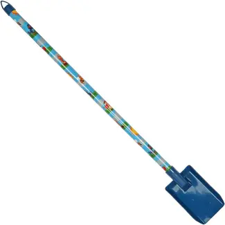 Talen Tools Mini gazonhark blauw vogel/egel/bij - kunststof - blauw - voor tuinbewatering en onderhoud