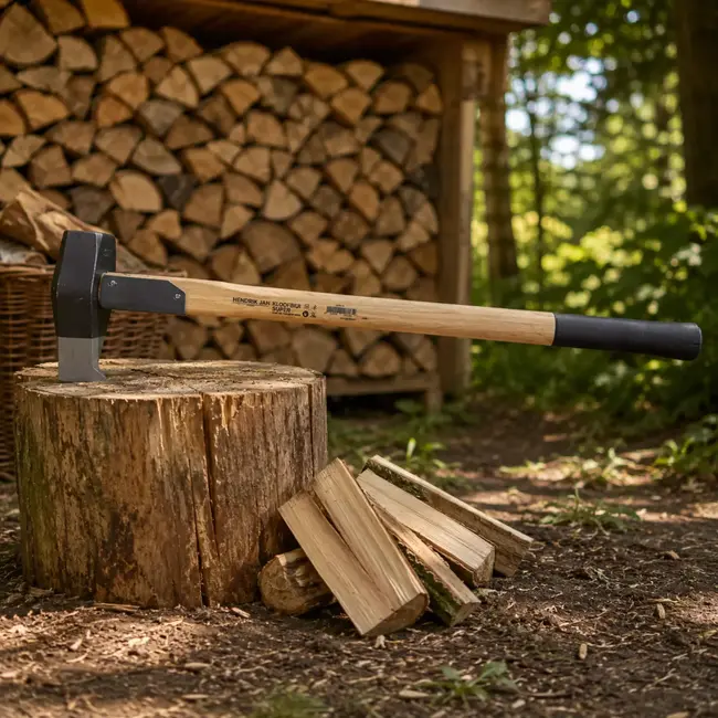 Hendrik Jan Kloofbijl 3,5 kg met Hickory steel 90 cm inclusief beschermhoes