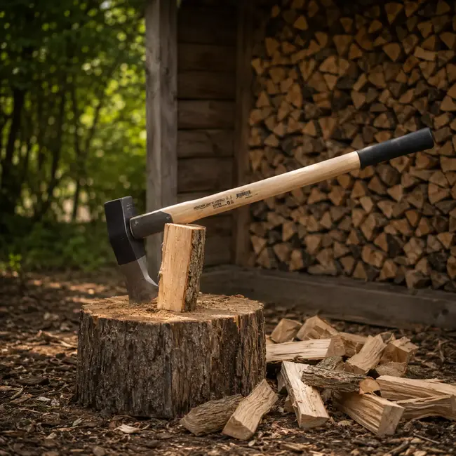 Hendrik Jan Kloofbijl 3,5 kg met Hickory steel 90 cm inclusief beschermhoes