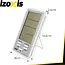 Izoxis Digitaal Weerstation met Binnen en Buiten Thermometer Hygrometer LCD Display 14,5 x 8 x 2,4 cm