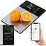 Ruhhy Bluetooth keukenweegschaal 5 kg met Fitdays-app, LED-display, tare-functie en nauwkeurigheid van 1 g