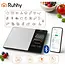 Ruhhy Bluetooth keukenweegschaal 5 kg met Fitdays-app, LED-display, tare-functie en nauwkeurigheid van 1 g