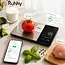 Ruhhy Bluetooth keukenweegschaal 5 kg met Fitdays-app, LED-display, tare-functie en nauwkeurigheid van 1 g