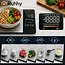 Ruhhy Bluetooth keukenweegschaal 5 kg met Fitdays-app, LED-display, tare-functie en nauwkeurigheid van 1 g