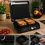 Ruhhy Elektrische contactgrill 2000 W met antiaanbaklaag, 180° tafelgrill, lekbak en temperatuurregeling