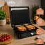 Ruhhy Elektrische contactgrill 2000 W met antiaanbaklaag, 180° tafelgrill, lekbak en temperatuurregeling