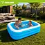 Trizand Opblaasbaar zwembad 185 x 130 x 50 cm met 350 l inhoud en 5 reparatiepleisters voor de tuin