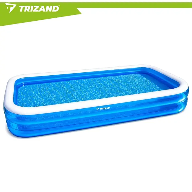 Trizand Opblaasbaar zwembad 305 x 183 x 50 cm met 850 l inhoud en 5 reparatiepleisters voor de tuin