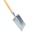Hendrik Jan Junior spade voor kinderen met houten steel 75 cm