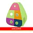 Kruzzel 5-in-1 kindertent met 3 tenten, 2 tunnels, 100 ballen en schietschijf voor binnen en buiten