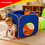 Kruzzel 5-in-1 kindertent met 3 tenten, 2 tunnels, 100 ballen en schietschijf voor binnen en buiten