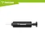 Trizand Roundnet speelset 90 cm met 3 ballen, pomp en draagtas voor tuin, strand en park