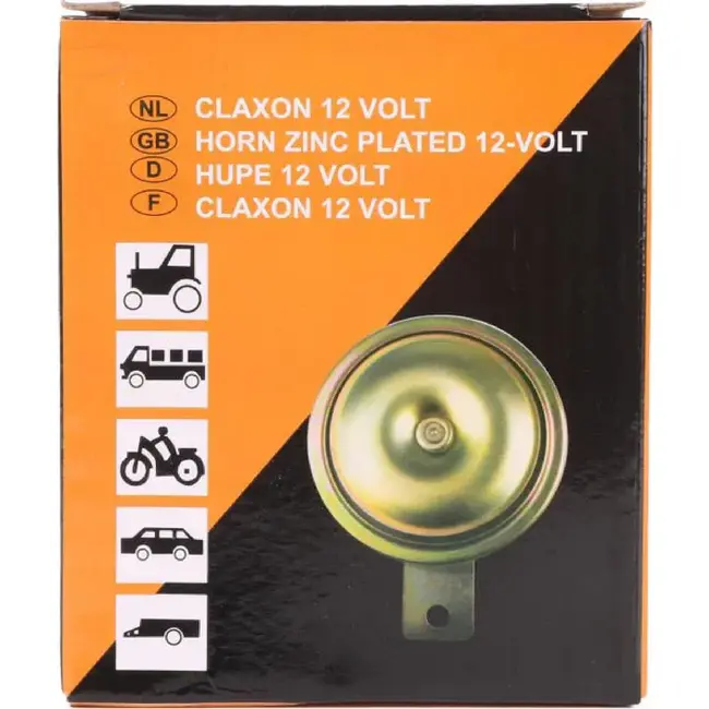 Benson Universele Claxon 12 V Compact en Eenvoudig te Monteren