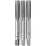 GEKO Handtapset M8 x 1,25 mm van HSS staal 3-delige set volgens DIN 352 voor nauwkeurig snijden van binnendraad