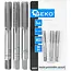 GEKO Handtapset M8 x 1,25 mm van HSS staal 3-delige set volgens DIN 352 voor nauwkeurig snijden van binnendraad