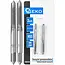 GEKO Handtapset M6 x 0,75 mm fijn draad HSS 2-delig voor binnendraad volgens DIN 2181 voor nauwkeurig draadsnijden