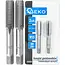 GEKO Handtapset M12 x 1,25 mm fijn draad HSS 2-delig voor binnendraad volgens DIN 2181 voor nauwkeurig draadsnijden