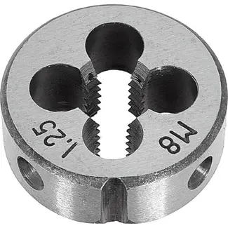 GEKO Snijplaat M8 x 1,25 mm HSS voor het snijden en herstellen van buitendraad volgens DIN 223