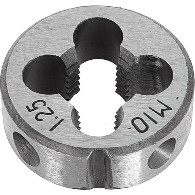 GEKO Snijplaat M10 x 1,25 mm HSS voor het snijden en herstellen van buitendraad volgens DIN 223