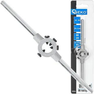 GEKO Snijplaathouder M3 - M4 voor snijplaten 20 x 5 mm van NC6 staal volgens DIN 225