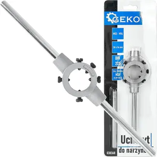 GEKO Snijplaathouder voor tapeind M12 - M14 38 x 14 mm NC6 staal volgens DIN 225