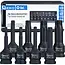 GEKO TORX Slagdoppenset 1/2 Inch 8-delig CR-MO met Maten T30 T40 T45 T50 T55 T60 T70 en T80