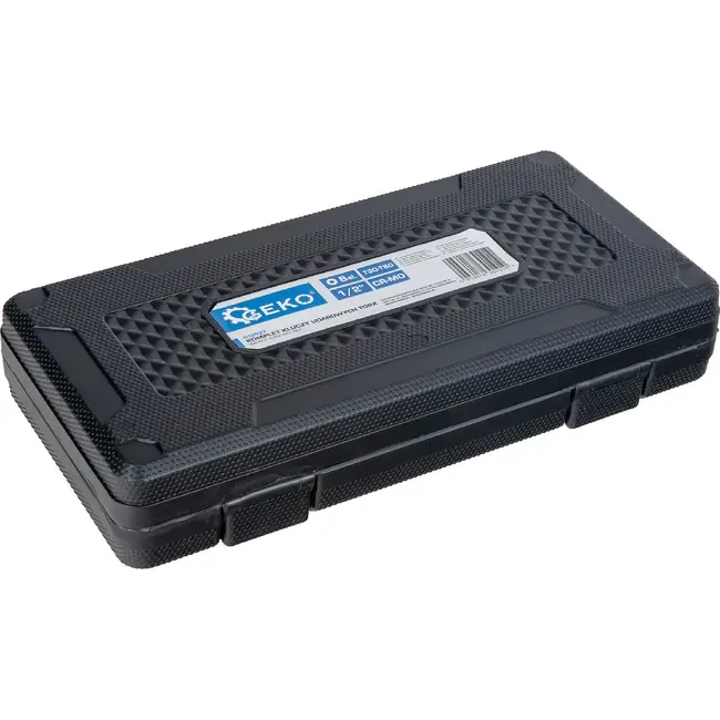 GEKO TORX Slagdoppenset 1/2 Inch 8-delig CR-MO met Maten T30 T40 T45 T50 T55 T60 T70 en T80