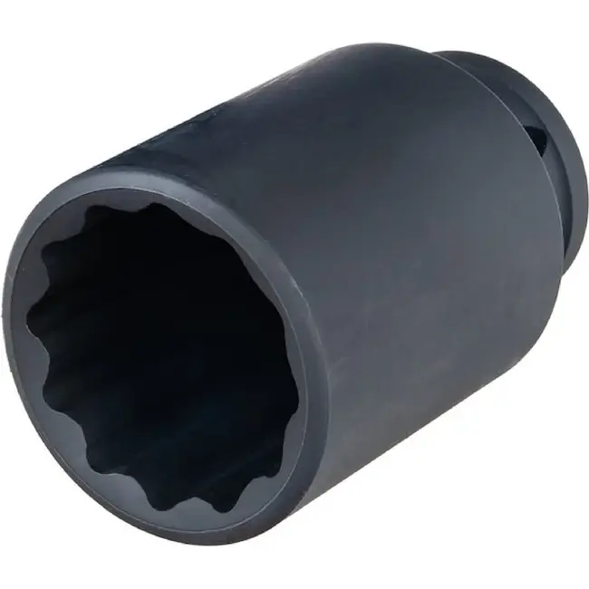 GEKO Slagdoppenset 1/2 Inch 3-delig CR-MO met 12-kant Slagdoppen 30 32 en 36 mm in Opbergkoffer